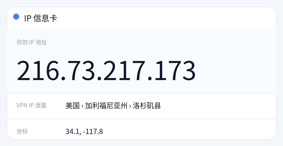 IP信息